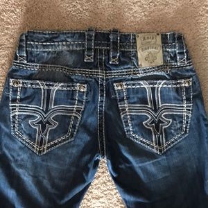 Men’s Rock Revival Aaron boot cut Jean sz 30x32